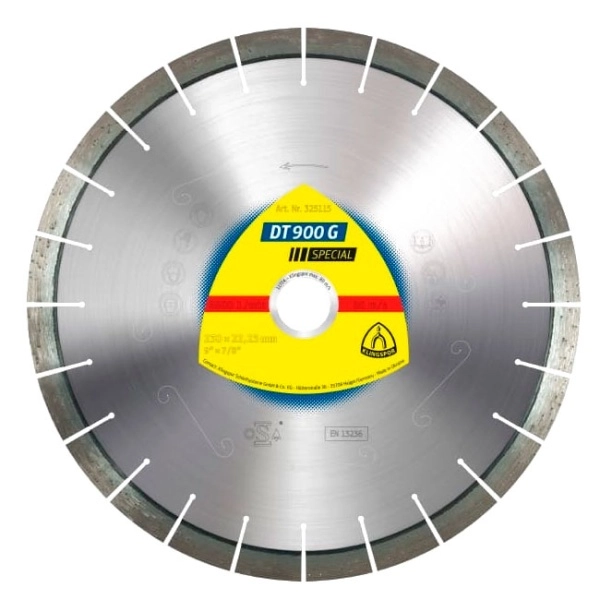 Алмазный диск KLINGSPOR 115X2,5X22,23/12T/12/S/DT/SPECIAL/DT900G