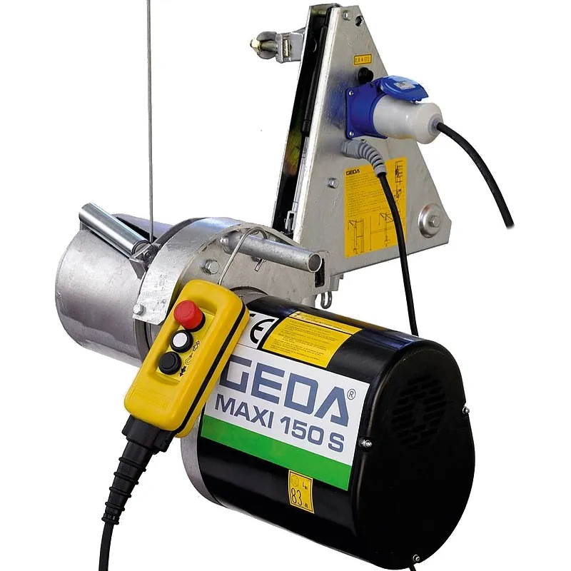 фото лебедка электрическая geda maxi 150 s 51 м