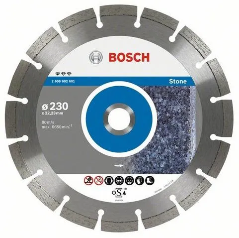 Круг алмазный BOSCH STANDARD FOR STONE 180X22 (2608602600) Ф180х22мм по граниту
