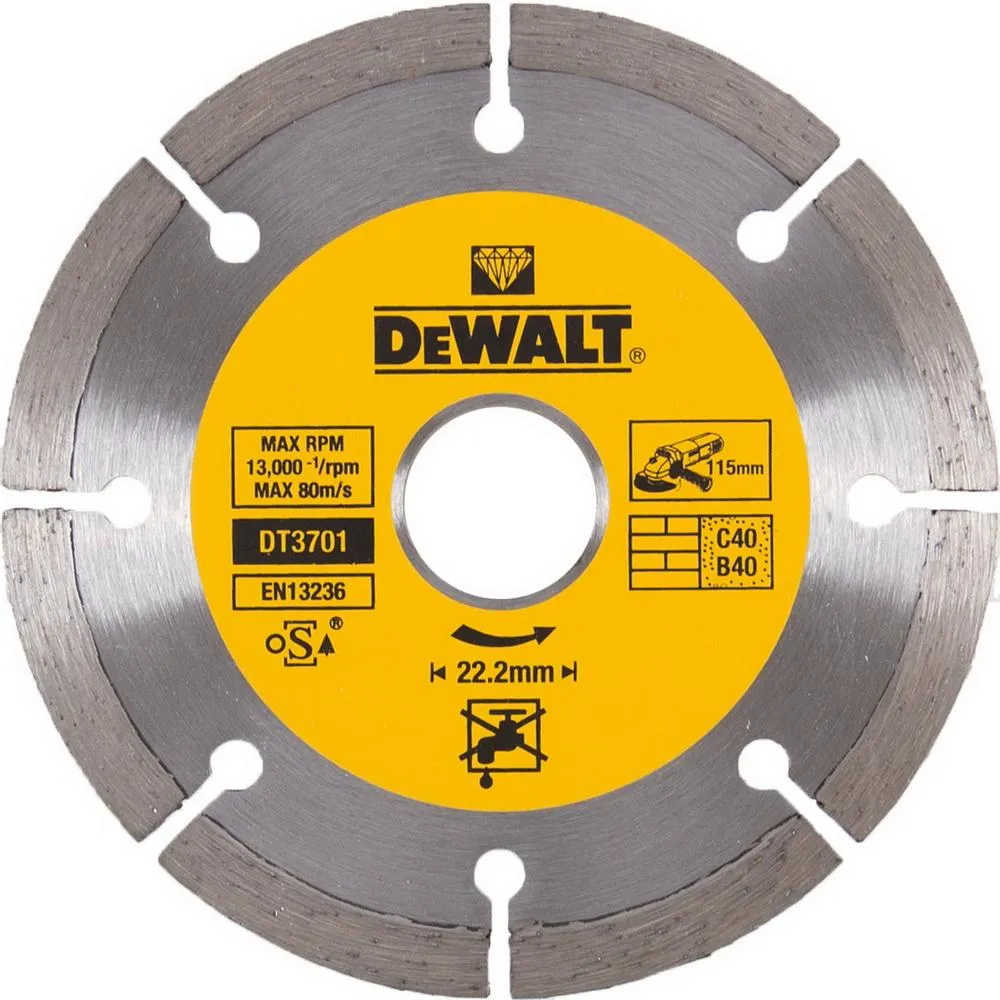 Алмазный диск DEWALT (DT3701QZ) Ф115х22мм универсальный