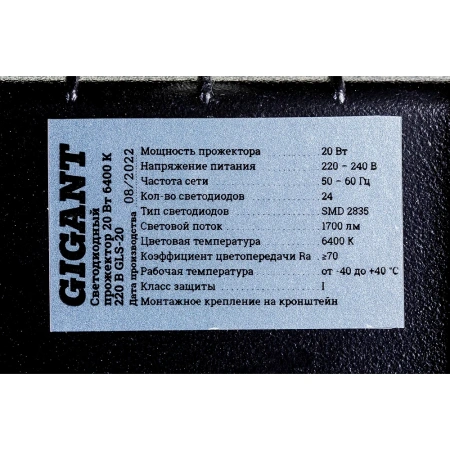 фото светодиодный прожектор gigant gls-20